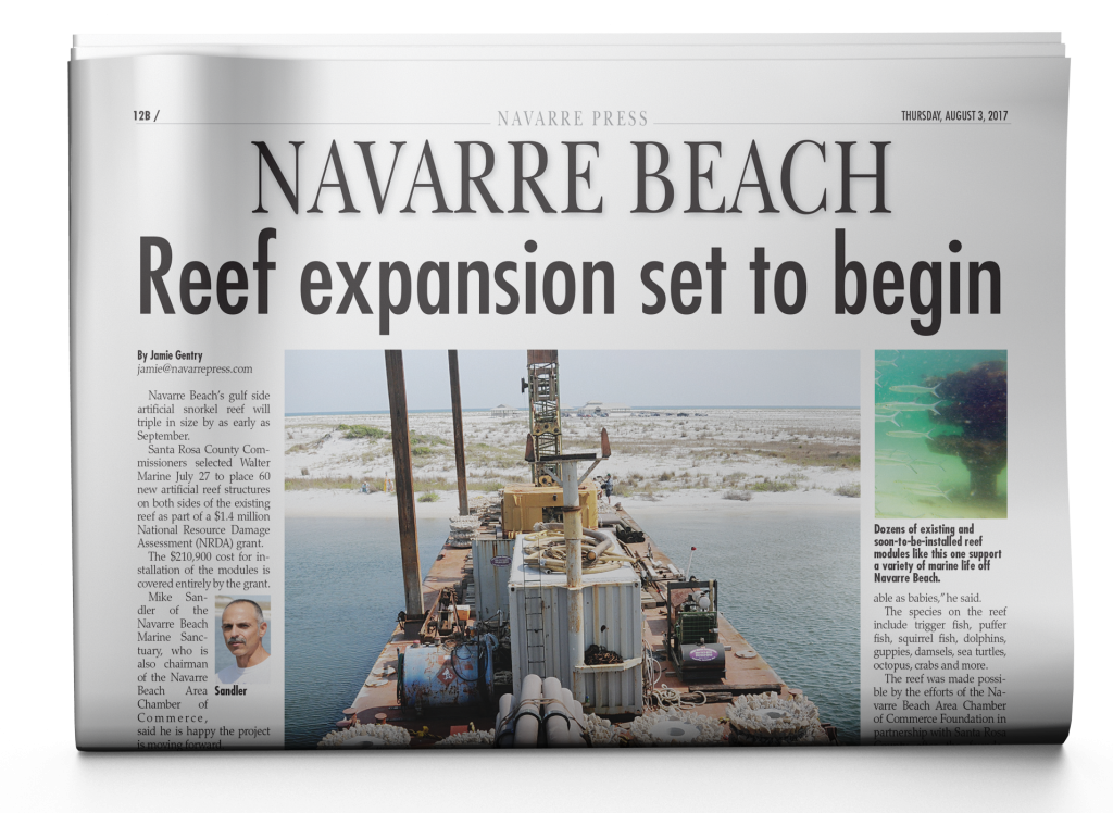 In the News Navarre Beach Marine Sanctuary